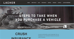 Desktop Screenshot of lacherinsurance.com